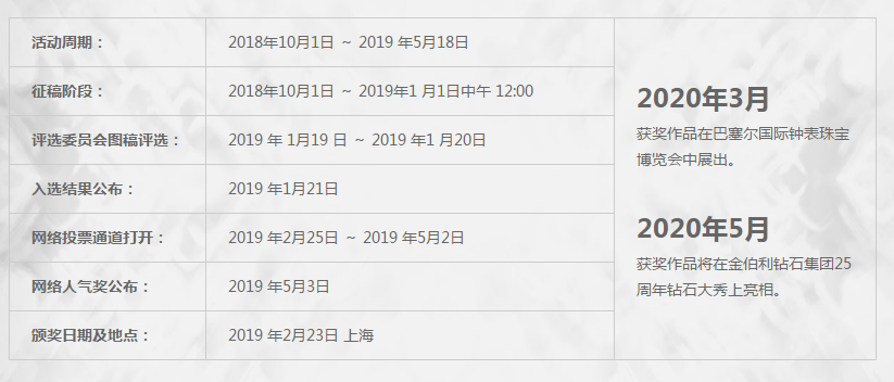 KDC2018國(guó)際鉆石首飾設(shè)計(jì)大賽